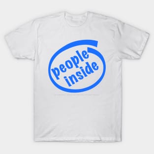 People Inside T-Shirt